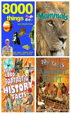 8000 Things You Should Know, 100 Facts Mammals: Be An Explorer For The Day And Get Ready To Delve Into The I, Over 1000 Fantastic History Facts, 100 Facts Ancient Egypt :- Pack Of 4 Books