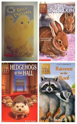 Chick Challenge, Bunnies In The Bathroom,  Hedgehogs In The Hall, Racoons On The Roof :- Pack Of 4 Books