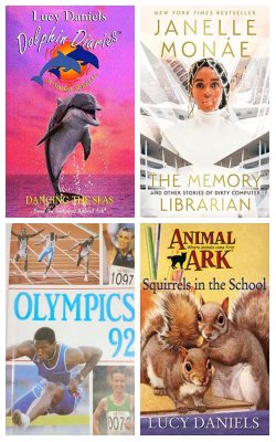 Dancing The Seas, Labrador In The Leaves , Olympics 92, Squirrels In The School :- Pack Of 4 Books
