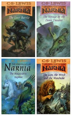 The Last Battle , The Voyage Of The Dawn Treader , Magicians Nephew, The Lion, The Witch And The Wardrobe :- Pack Of 4 Books