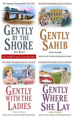 Gently By The Shore, Gently Sahib, Gently With The Ladies. By Alan Hunter, Gently Where She Lay :- Pack Of 4 Books