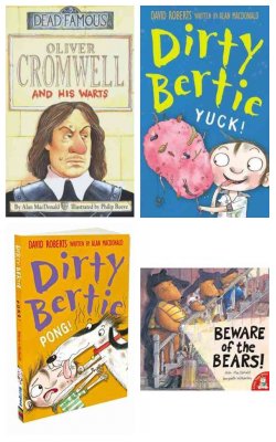 Oliver Cromwell And His Warts, Yuck!, Pong!, Beware Of The Bears! :- Pack Of 4 Books