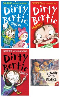 Snow!, Toothy!, Fangs! , Beware Of The Bears! :- Pack Of 4 Books