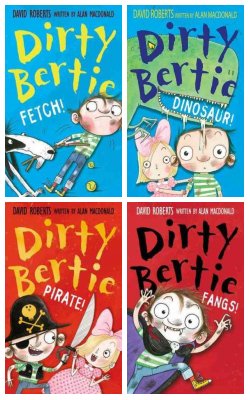 Fetch!, Dinosaur! , Pirate!, Fangs! :- Pack Of 4 Books