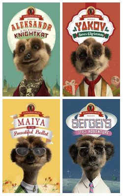 Aleksandr & The Mysterious Knightkat, Yakov Saves Christmas, Maiya In The Beautiful Ballet, Sergei's Space Adventure :- Pack Of 4 Books