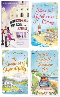 From Notting Hill With Love-- Actually., Letters From Lighthouse Cottage, The Summer Of Serendipity, Secrets And Seashells At Rainbow Bay :- Pack Of 4 Books