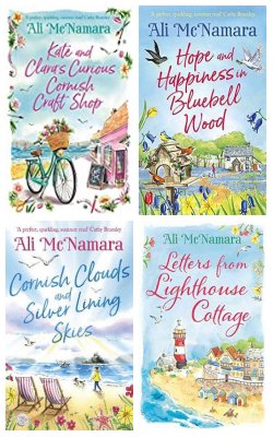 Kate And Clara's Curious Cornish Craft Shop, Hope And Happiness In Bluebell Wood, Cornish Clouds And Silver Lining Skies, Letters From Lighthouse Cottage :- Pack Of 4 Books