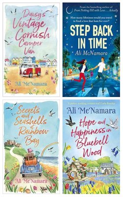 Daisy's Vintage Cornish Camper Van, Step Back In Time, Secrets And Seashells At Rainbow Bay, HOPE AND HAPPINESS IN BLUEBELL WOOD :- Pack Of 4 Books